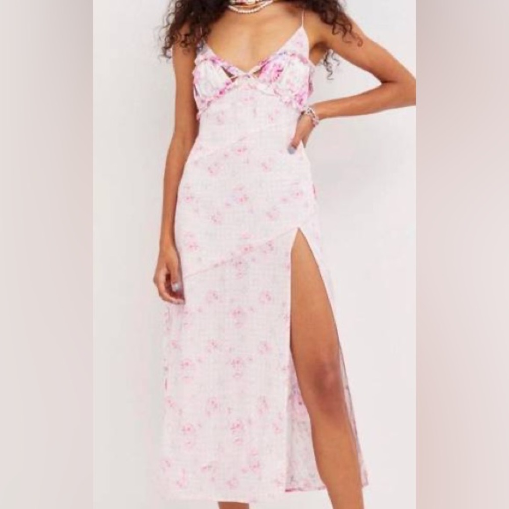 for love & lemons Taylor midi dress